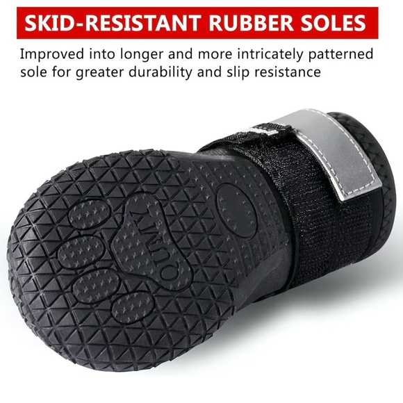 Blue All-Terrain Paw Protection Dog Boots - Size 3 - Picture 6 of 11